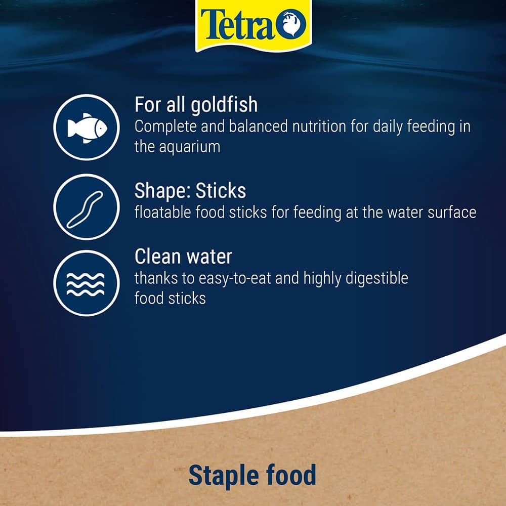 Tetra Goldfish Colour Sticks Freshwater Fish Food