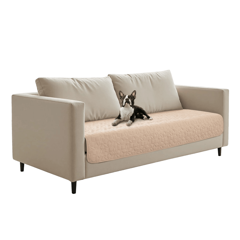 Sofur Waterproof Two Seater Dog Couch Cover Protector Oat