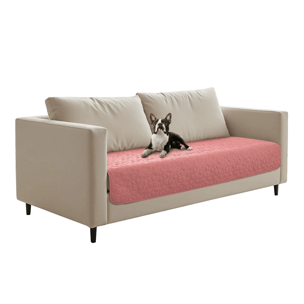 Sofur Waterproof Two Seater Dog Couch Cover Protector Pink