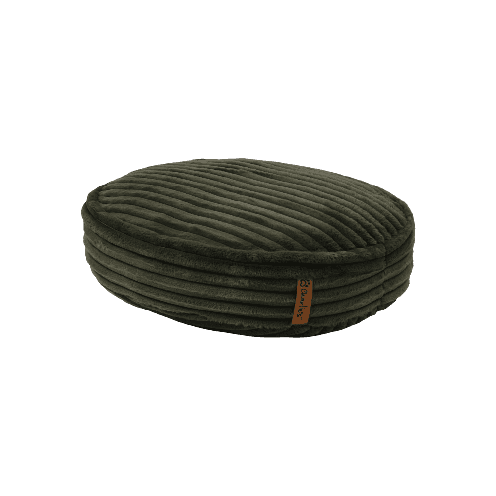 Cloud Crushed Foam Pet Bed Olive