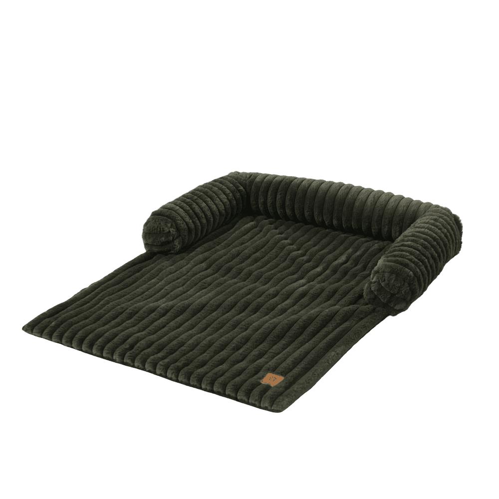Cloud Bolster Sofa Protector Dog Bed Olive