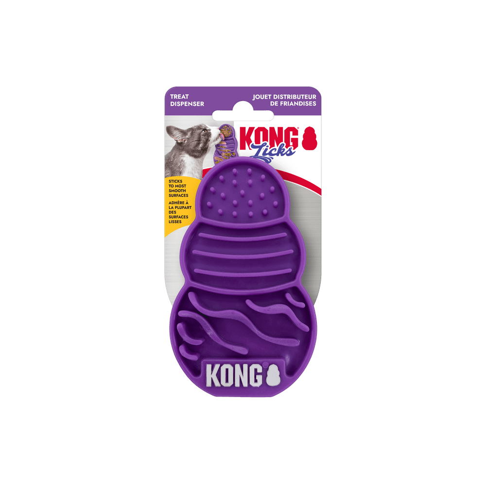 KONG Licks Kitty Cat Slow Feeder