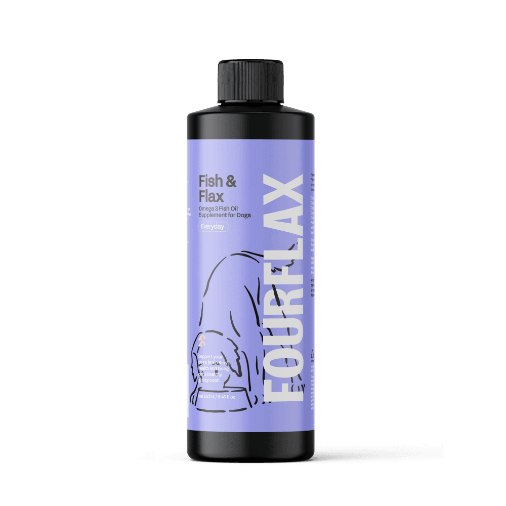 Fourflax Fish & Flax - Omega 3 Oral Liquid Supplement for Dogs