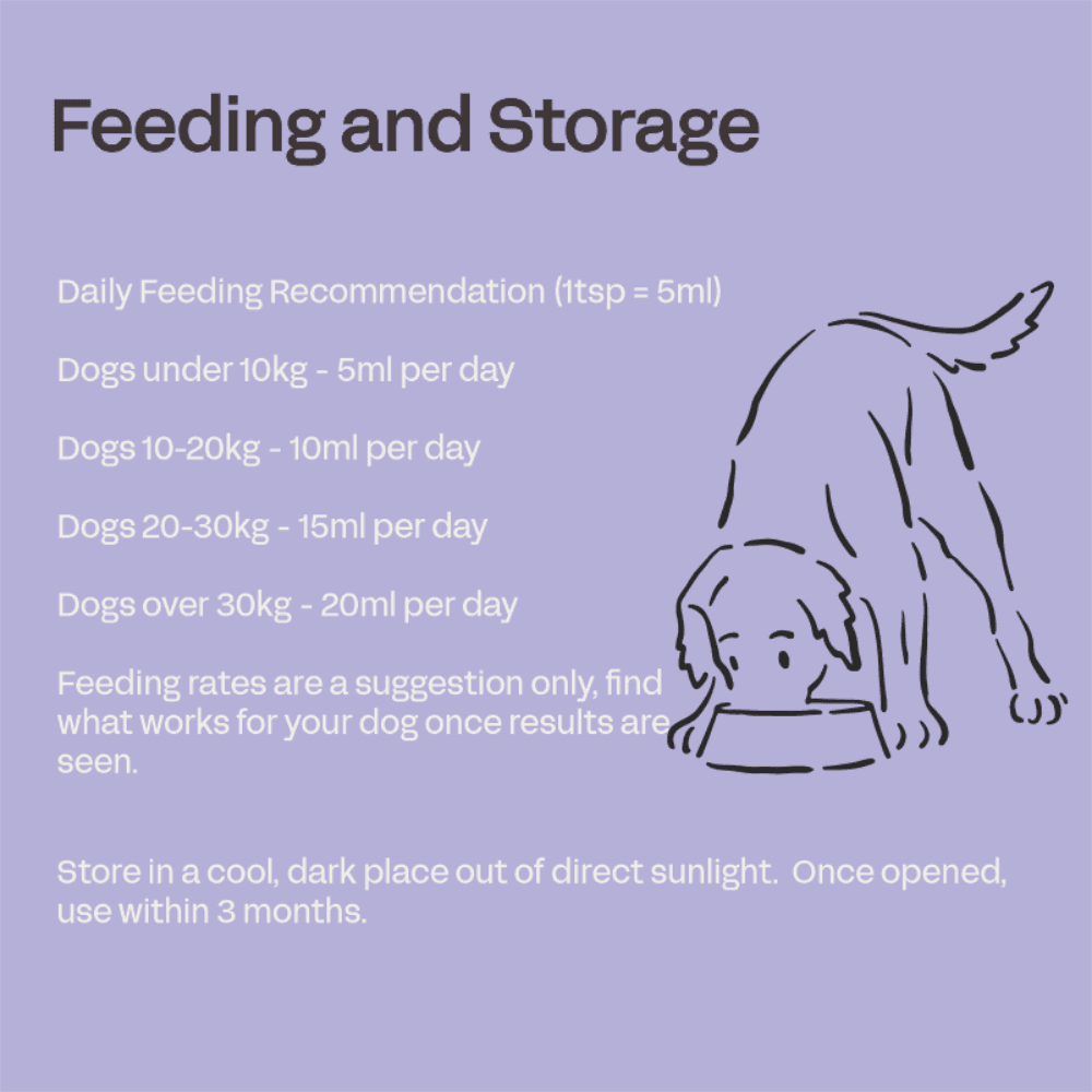 Fourflax Fish & Flax - Omega 3 Oral Liquid Supplement for Dogs