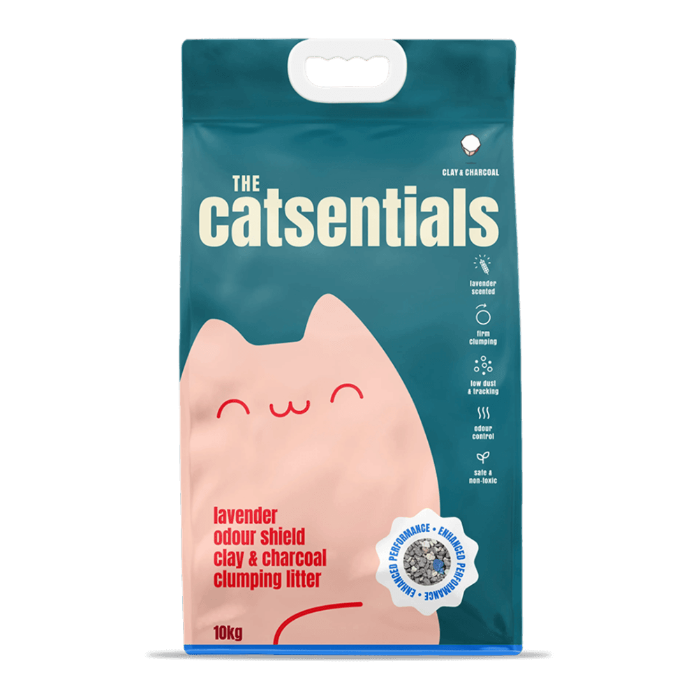 the-catsentials-odour-shield-clay-and-charcoal-clumping-lavender-litter