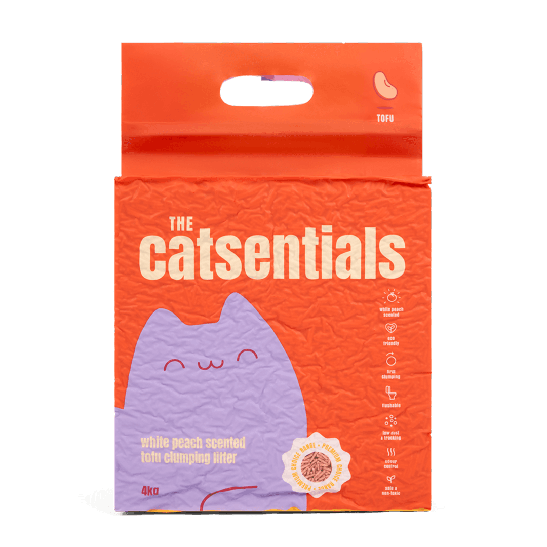the-catsentials-white-peach-tofu-clumping-litter