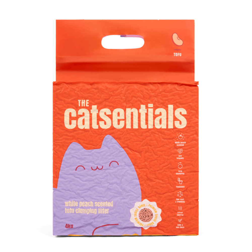 the-catsentials-white-peach-tofu-clumping-litter