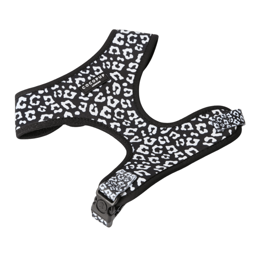 cocopup-london-adjustable-neck-dog-harness-black-leopard