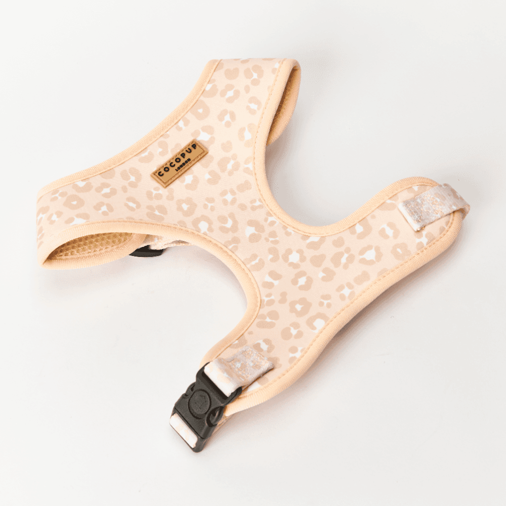 cocopup-london-adjustable-neck-dog-harness-nude-chic-leopard