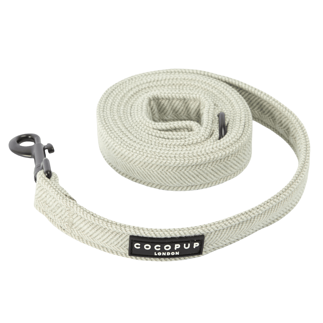cocopup-london-dog-lead-sage-tweed