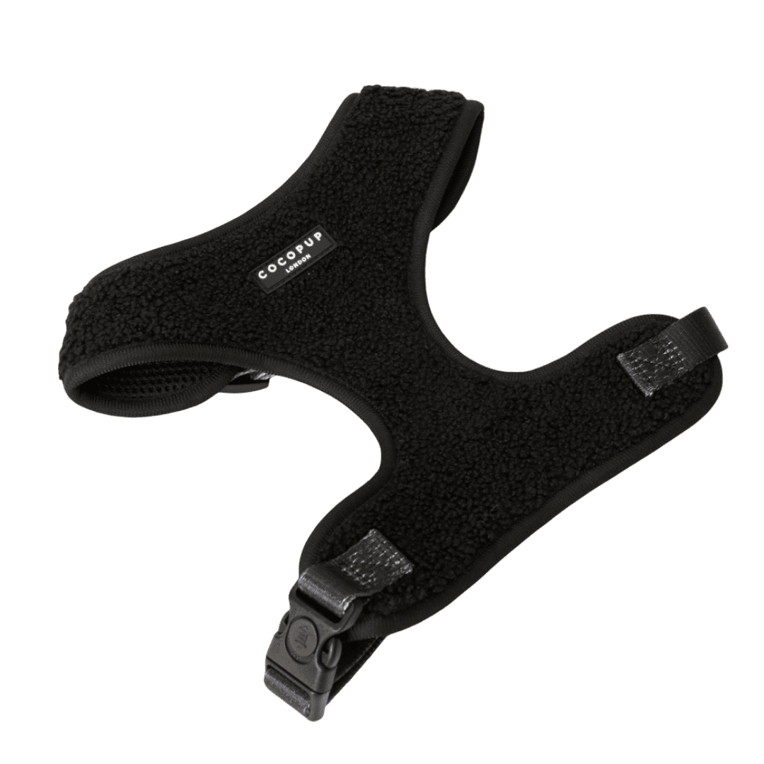 Dog Harness in Teddy Baloo Black