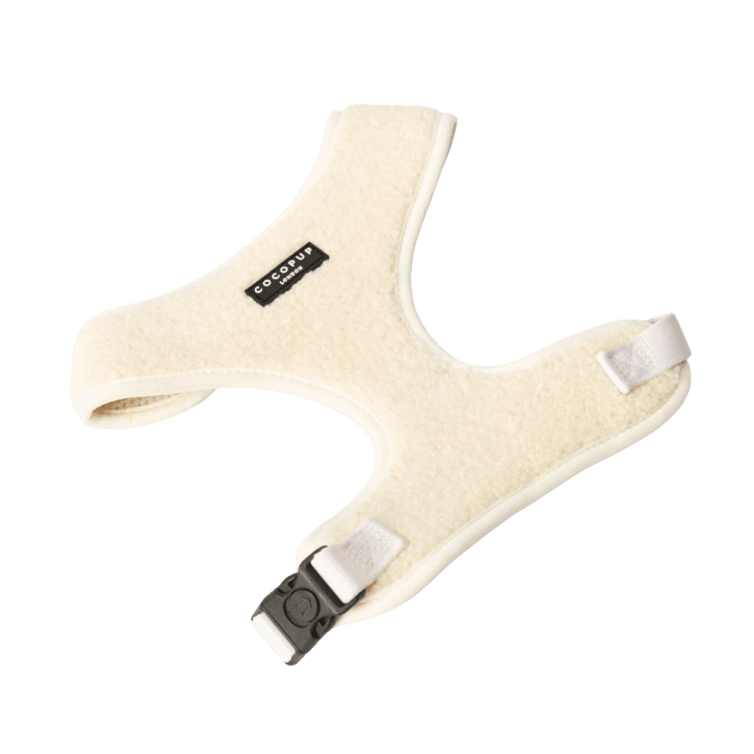 Dog Harness in Teddy Dolly Cream