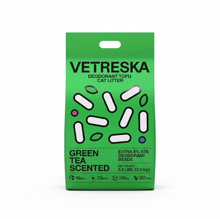 vetreska-deodorant-green-tea-scented-tofu-cat-litter