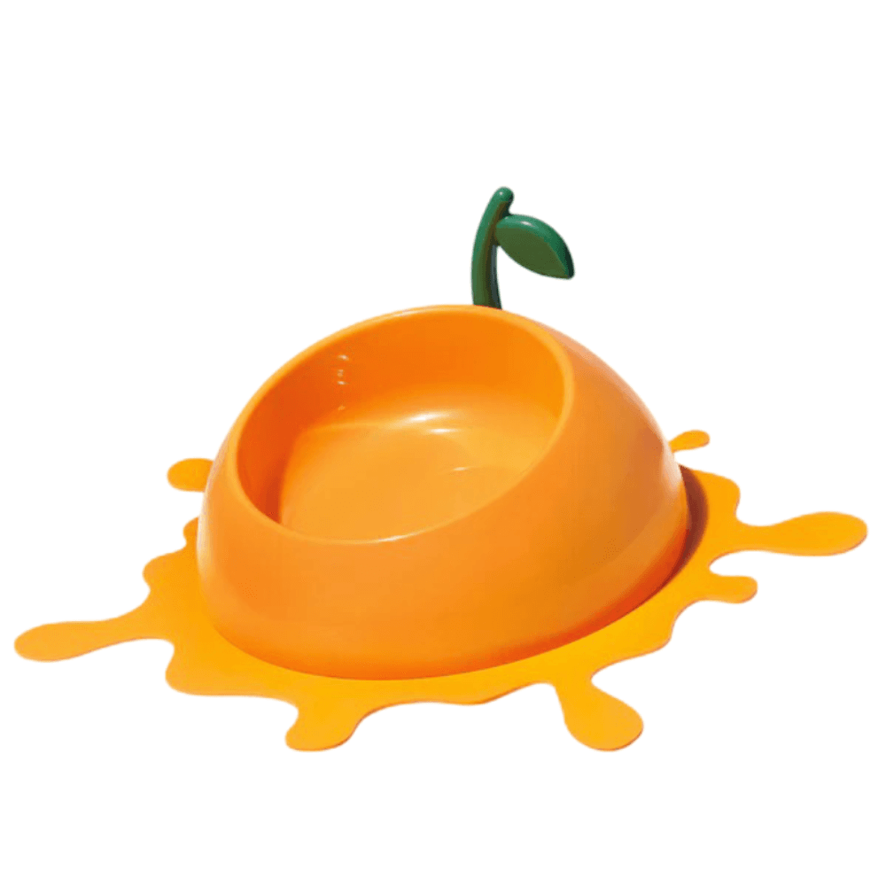 vetreska-pet-bowl-spoon-and-mat-set-juicy-tangerine