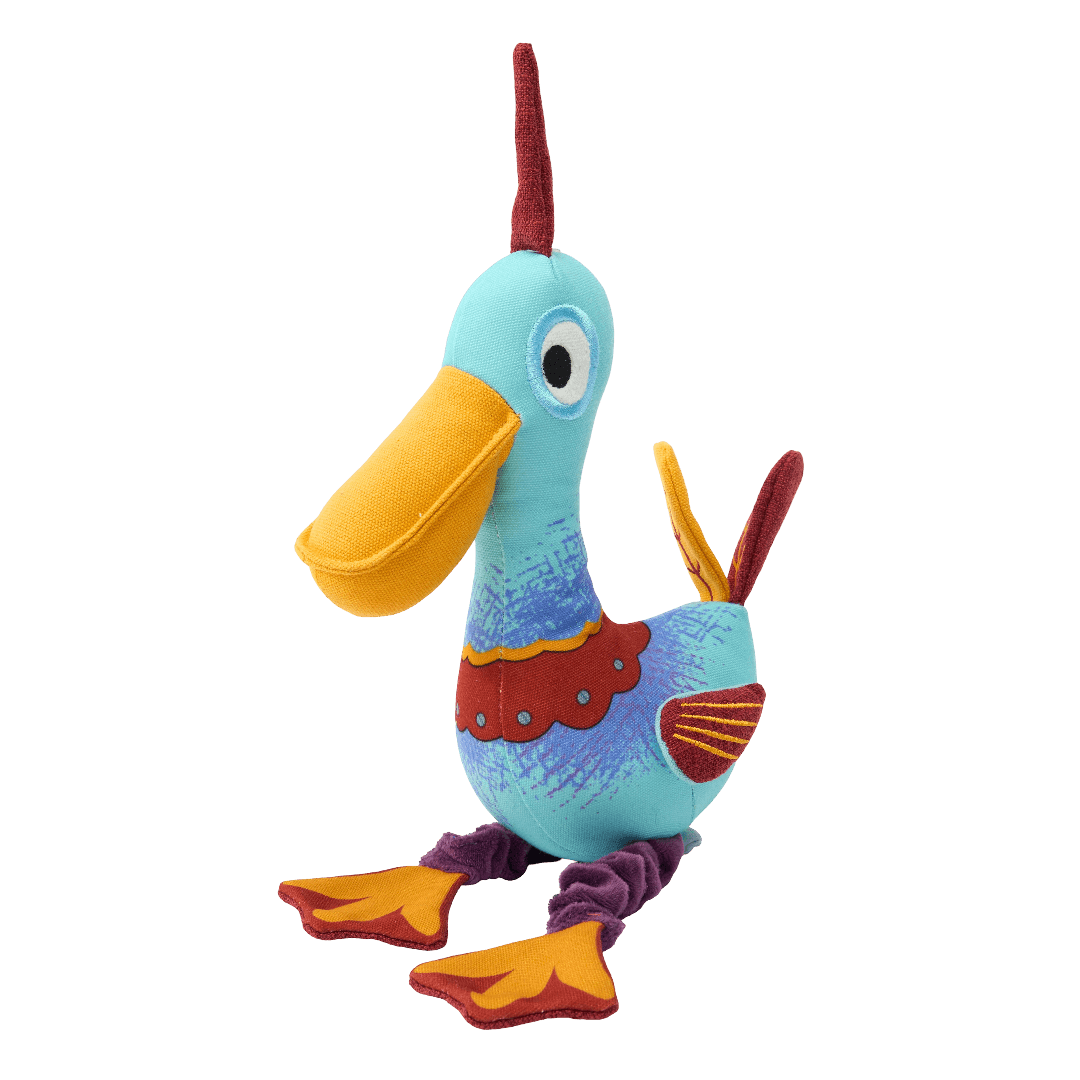 paws-for-life-tuff-canvas-pelican-with-bungee-legs-dog-tug-toy