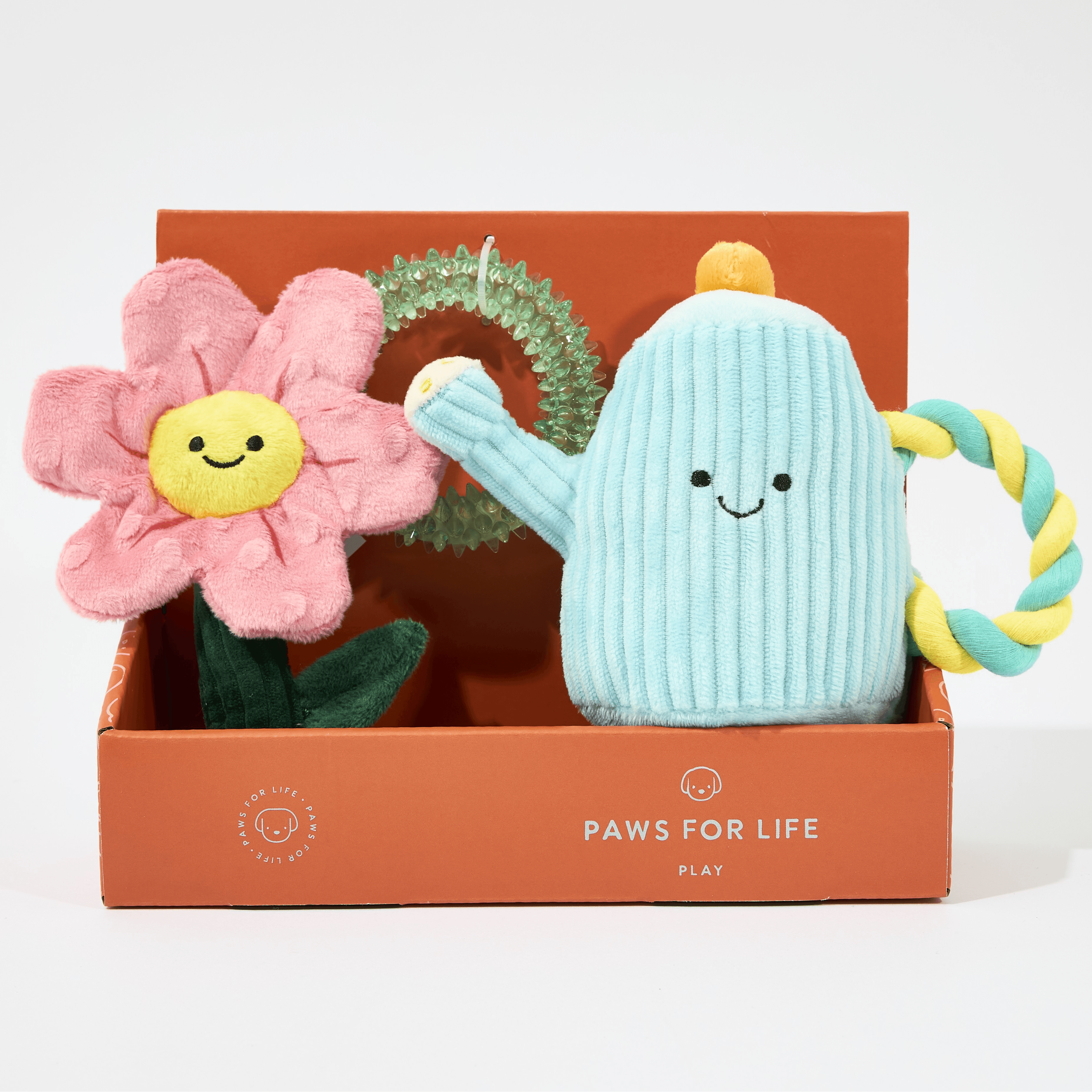 paws-for-life-3-piece-gift-set-garden-flower-party-dog-toys