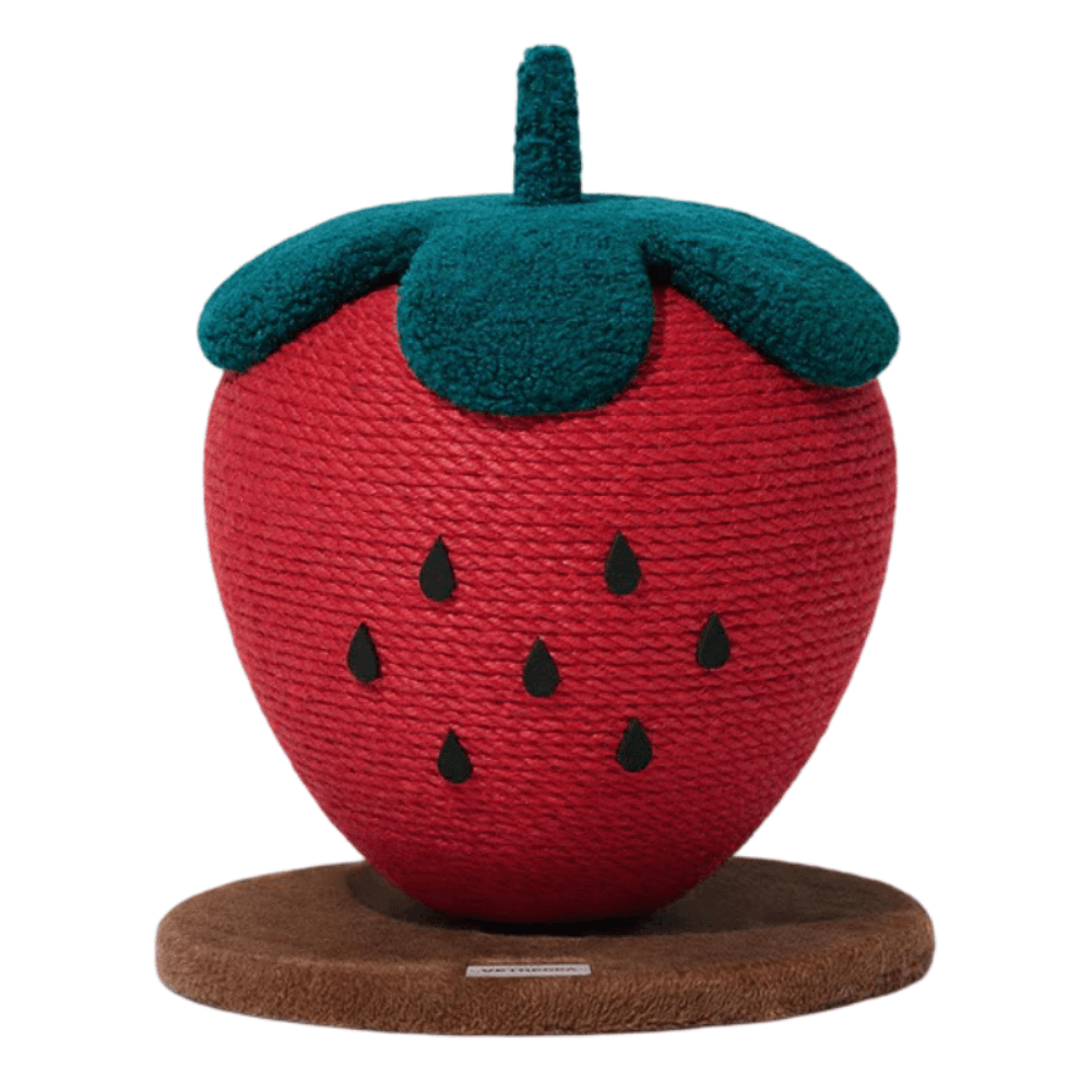 vetreska-strawberry-cat-scratching-ball