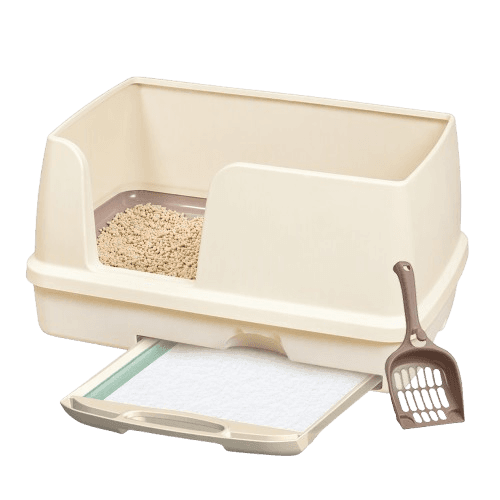 Extra Wide Dual Layer Cat Litter System