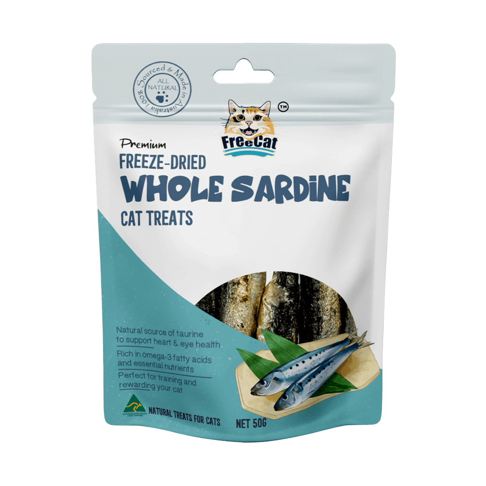 Freeze Dried Whole Sardine Cat Treats