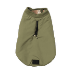 Dog Bomber Jacket in Khaki Green
