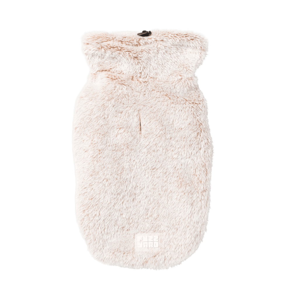 Frosted Teddy Dog Sweater in Latte