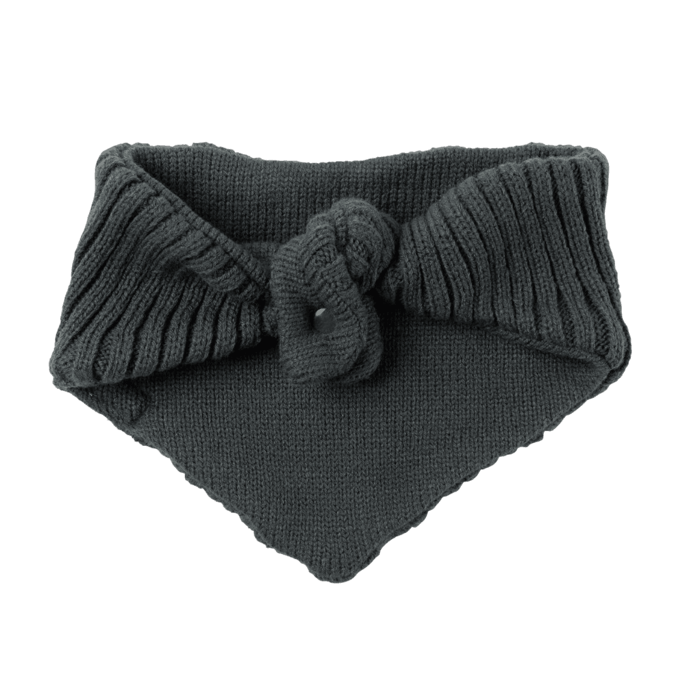 Life Knitted Dog Bandana Slate Grey