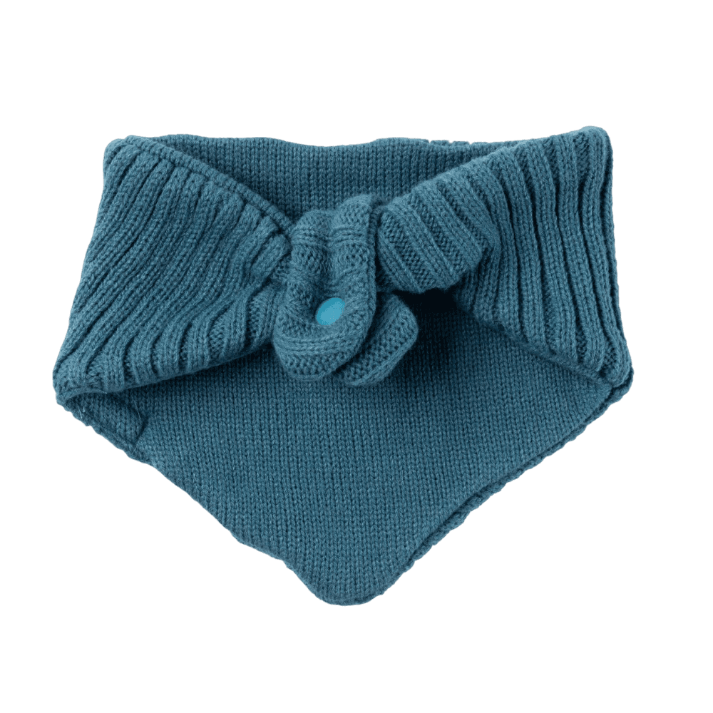 Life Knitted Dog Bandana French Blue