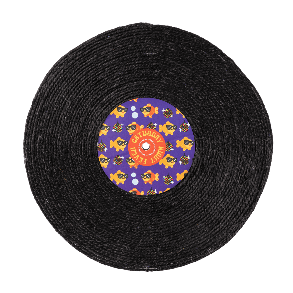 Record Cat Scratcher Caturday Night Fever