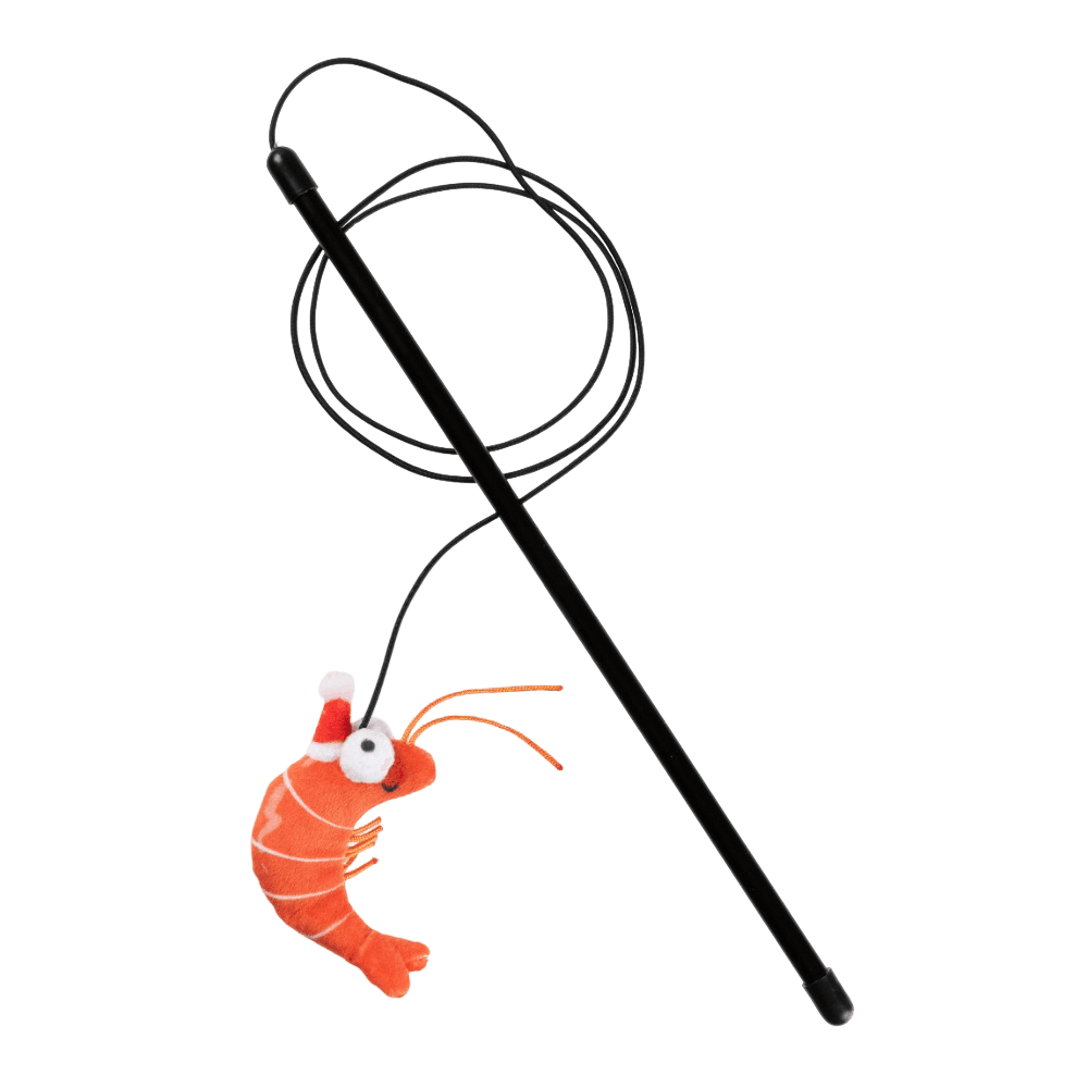 Shrimpmas Wand Cat Toy