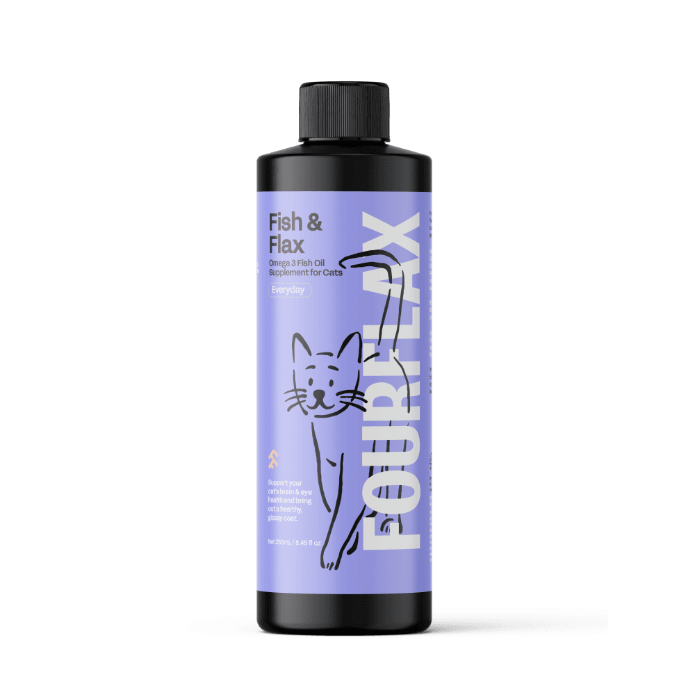 Fish & Flax - Omega 3 Oral Liquid Supplement for Cats