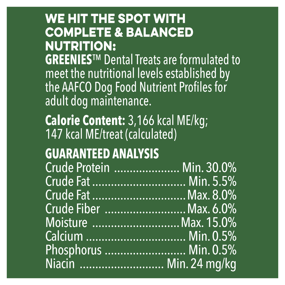 Greenies Original Large Dog Dental Treats