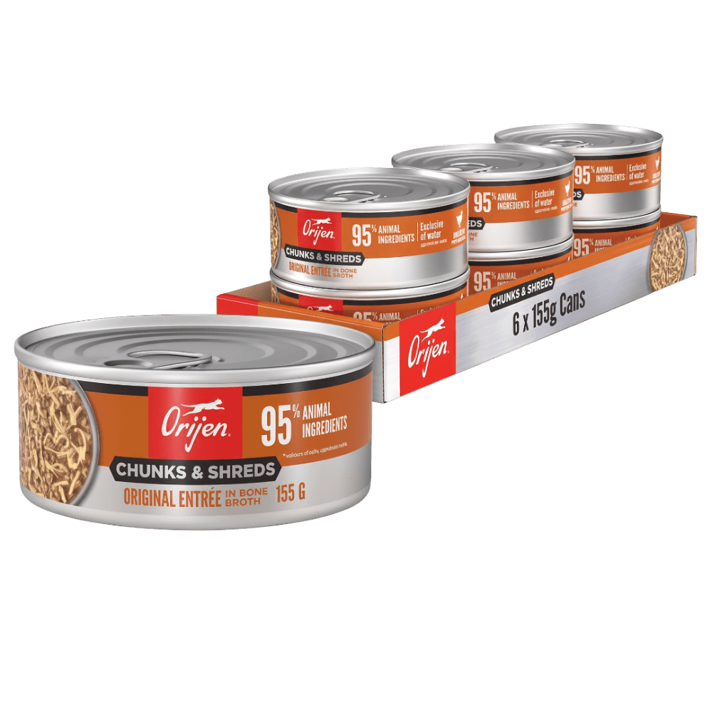 Chunks & Shreds Original Adult Wet Cat Food Cans