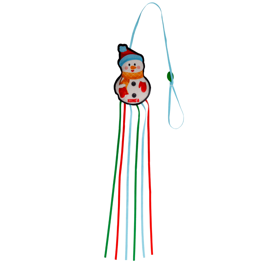 Holiday Teaser Snowman Cat Toy