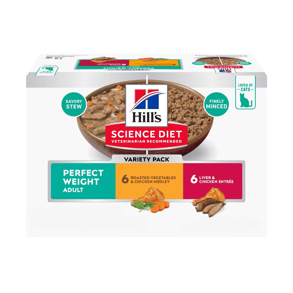 Perfect Weight Variety Pack Adult Wet Cat Food Cans