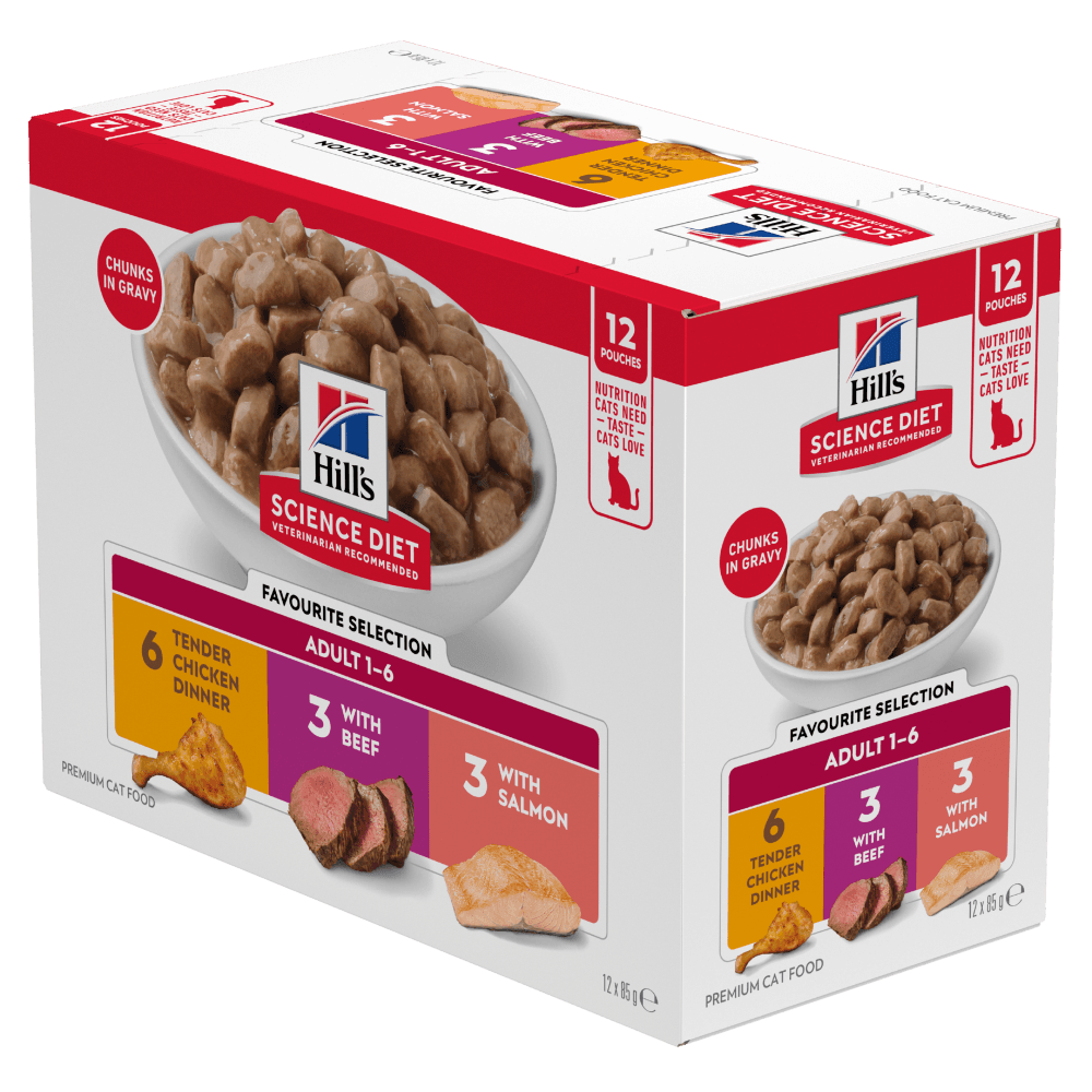 Adult Favourite Selection Variety Pack Cat Food Pouches