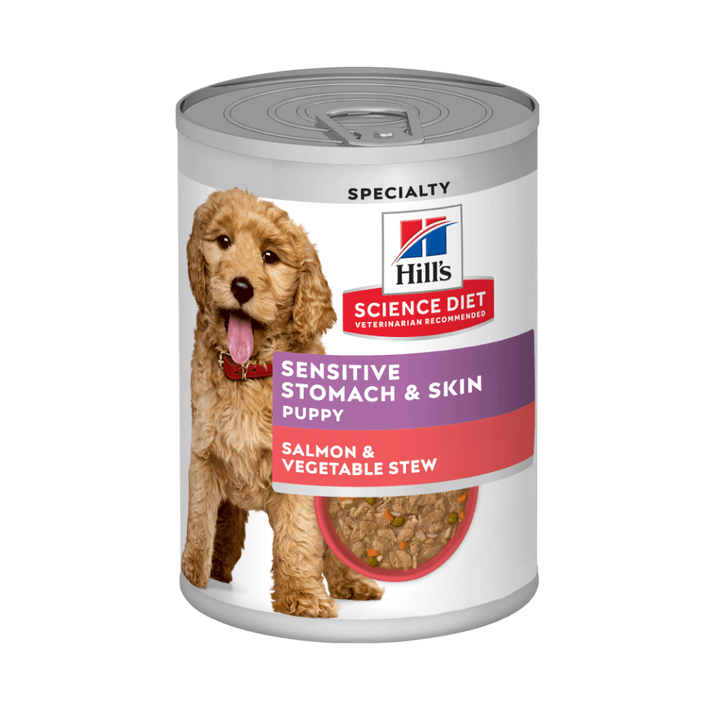 hills-science-diet-sensitive-stomach-and-skin-salmon-vegetable-stew-puppy-wet-dog-food-canned