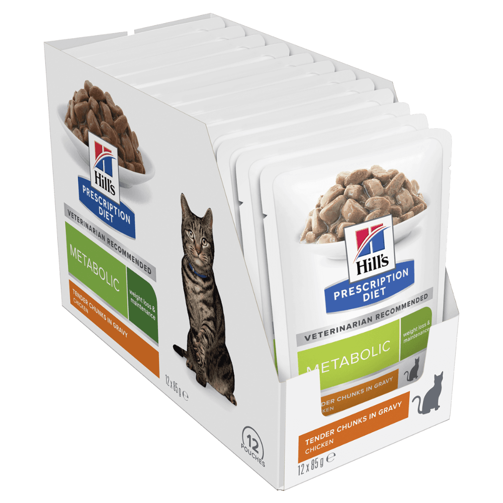 Metabolic Weight Loss & Maintenance Wet Cat Food Pouches