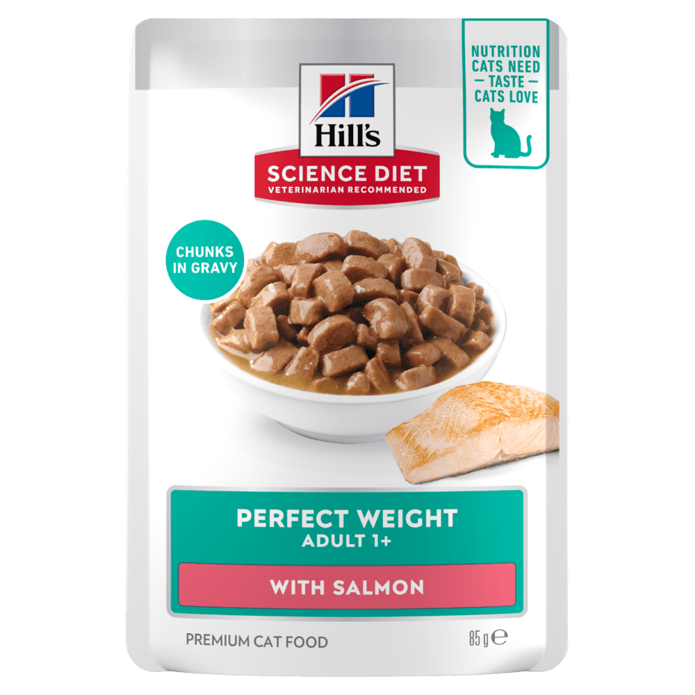 Adult Perfect Weight Salmon Cat Food Pouches