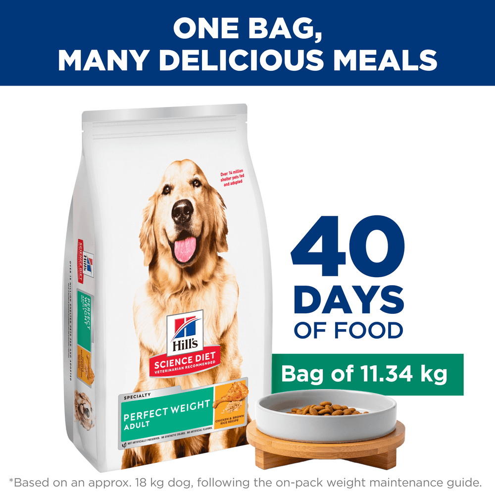 Hills Science Diet Perfect Weight Chicken Recipe Adult Dry Dog Food