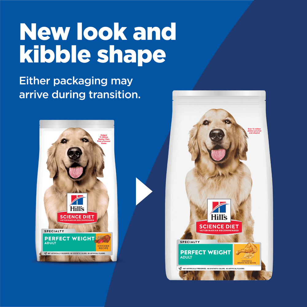Hills Science Diet Perfect Weight Chicken Recipe Adult Dry Dog Food