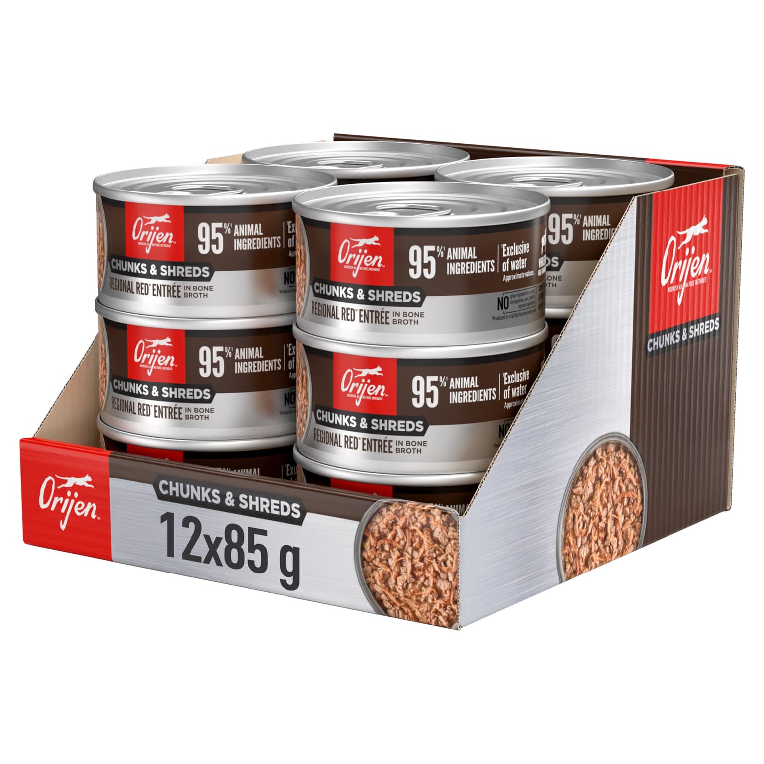 Chunks & Shreds Regional Red Adult Wet Cat Food Cans