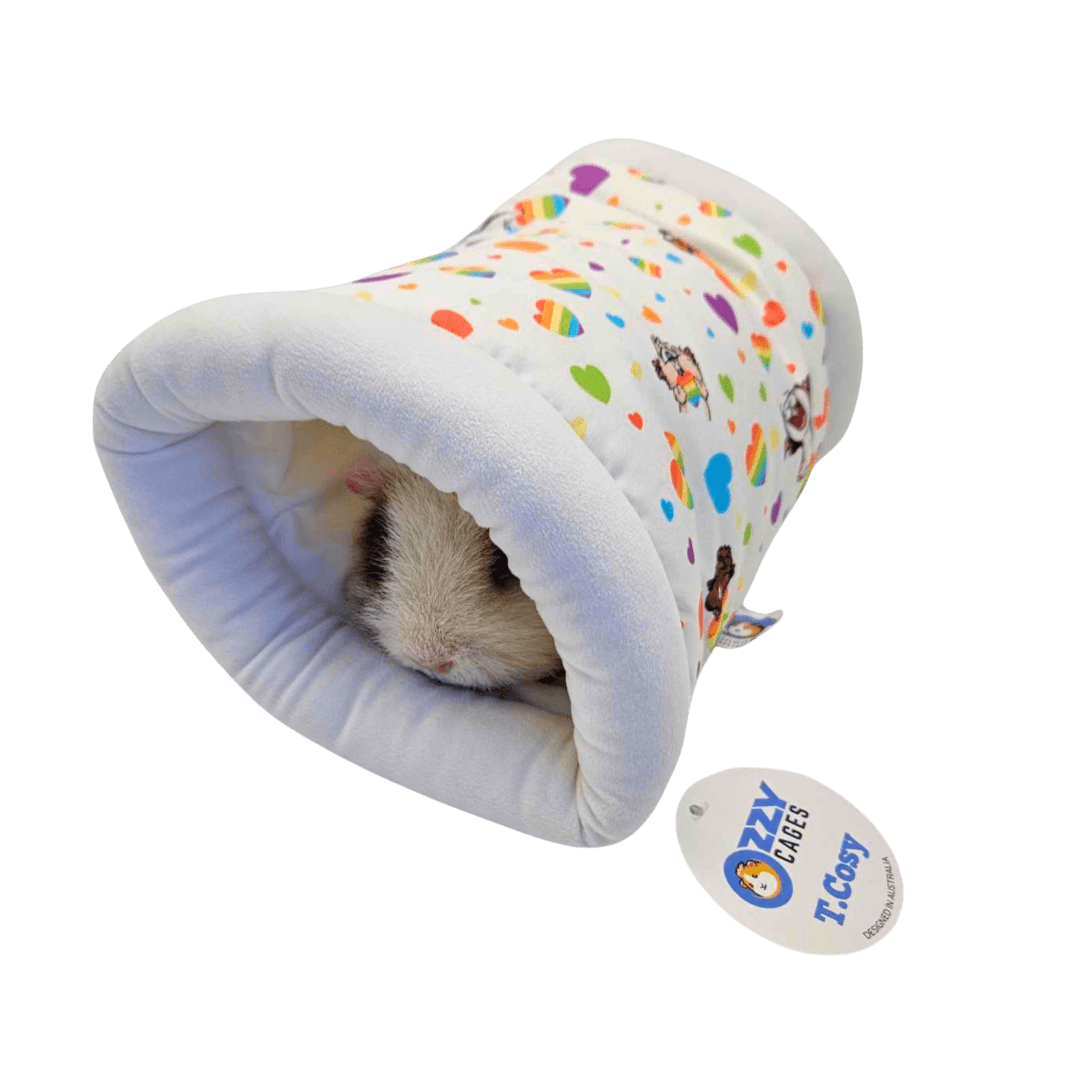 ozzy-cages-t-cosy-tunnel-rainbow-hearts-guinea-pig-soft-toy