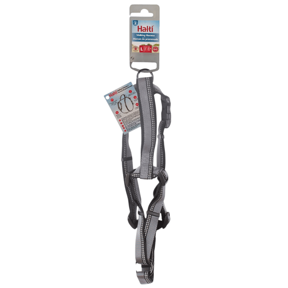 Walking Dog Harness in Grey Black