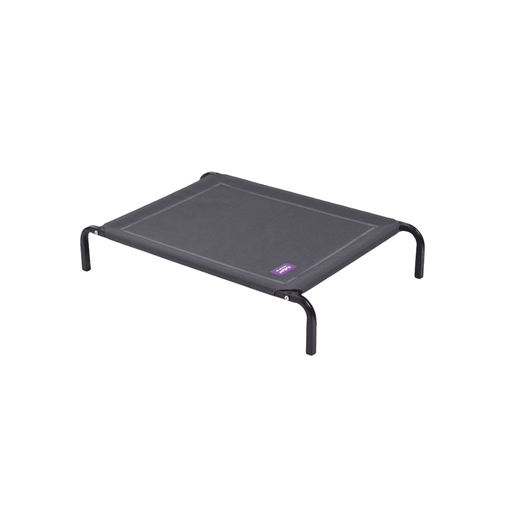 kazoo-premium-outdoor-elevated-dog-bed-charcoal