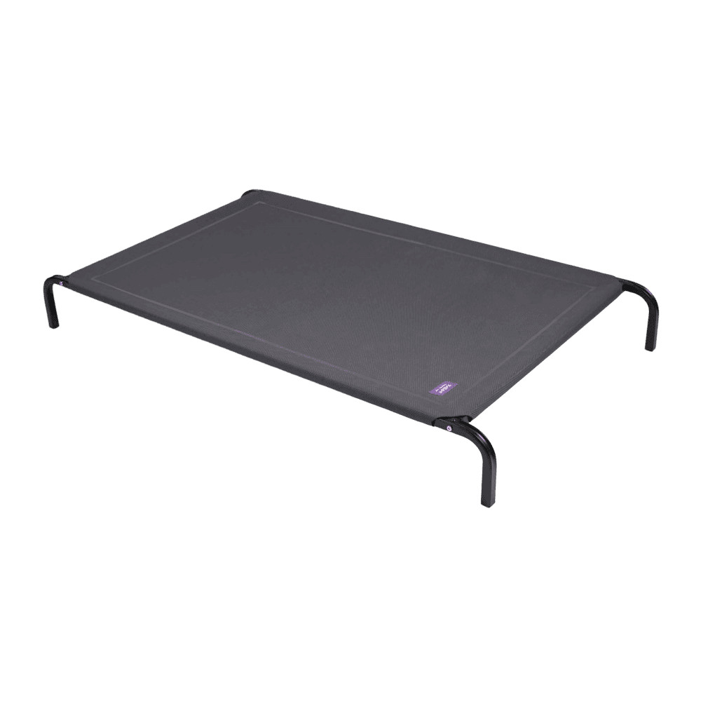 kazoo-premium-outdoor-elevated-dog-bed-charcoal