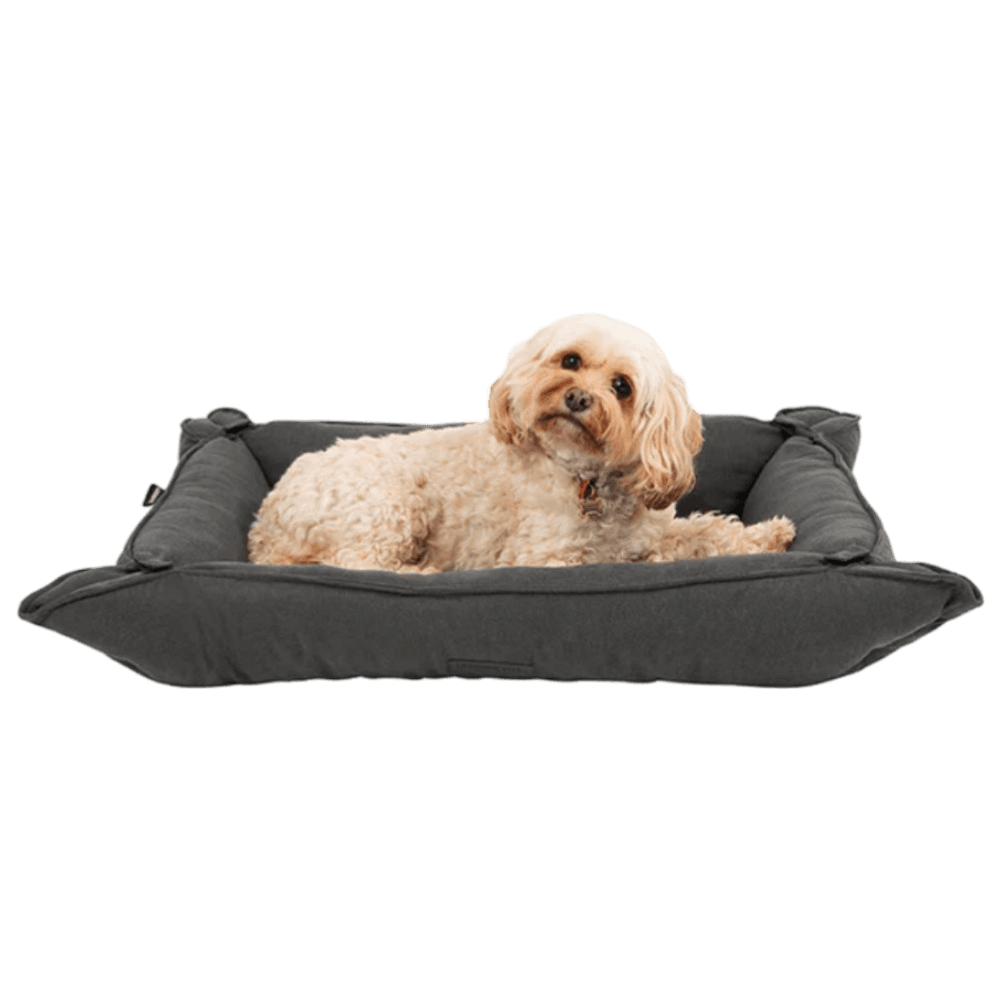 la-doggie-vita-2-in-1-sofa-travel-bed-charcoal
