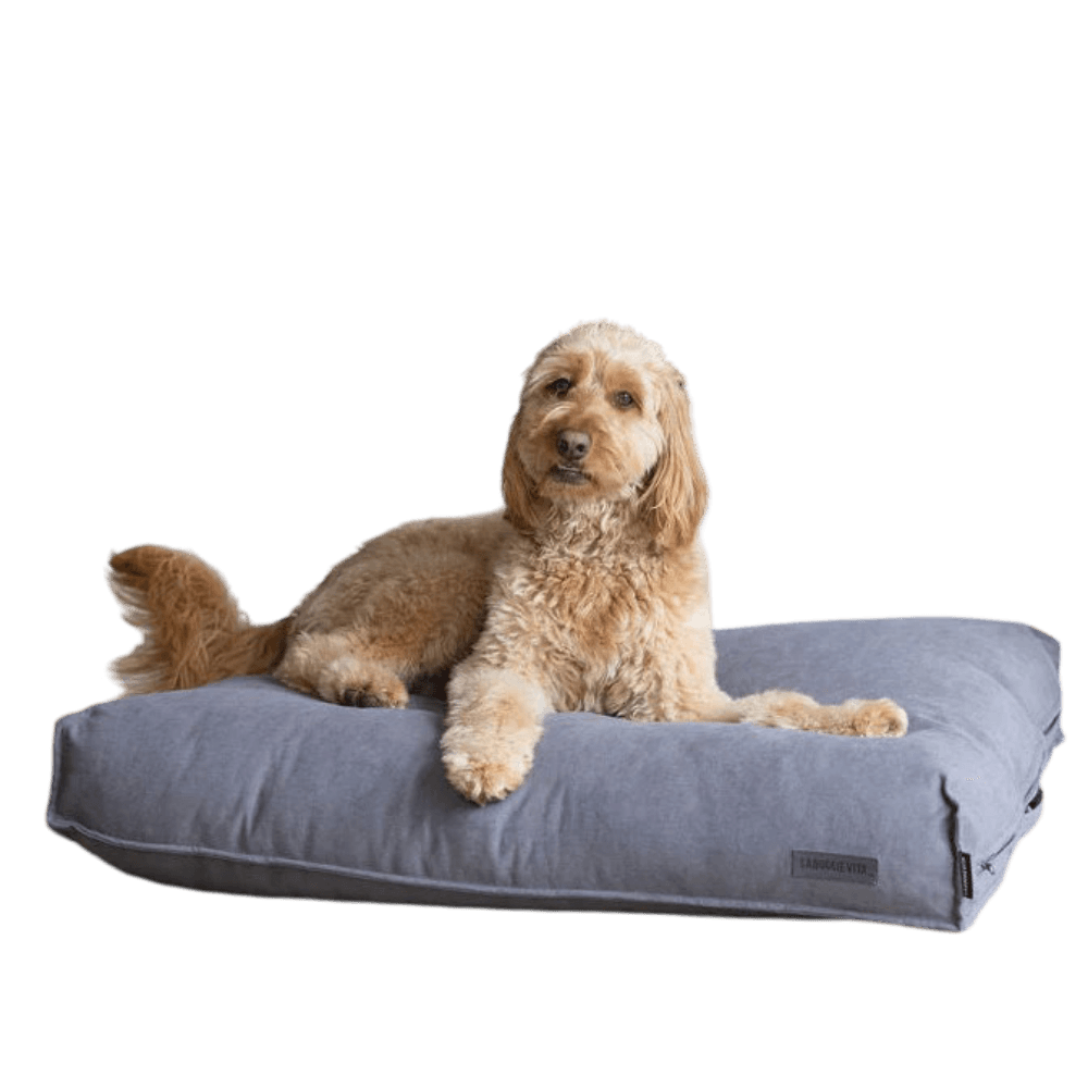 la-doggie-vita-como-pillow-bed-grey