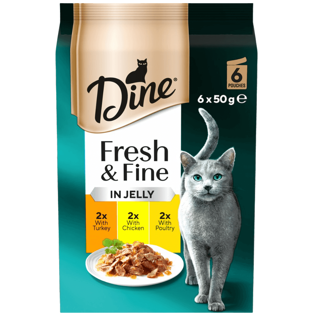 Fresh & Fine Chicken Turkey and Poultry In Jelly Wet Cat Food