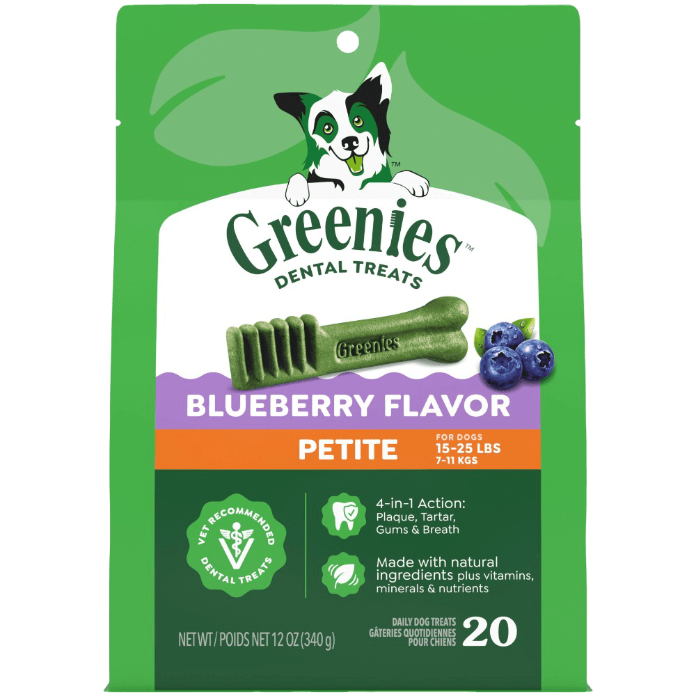 Blueberry Flavour Petite Dog Dental Treats