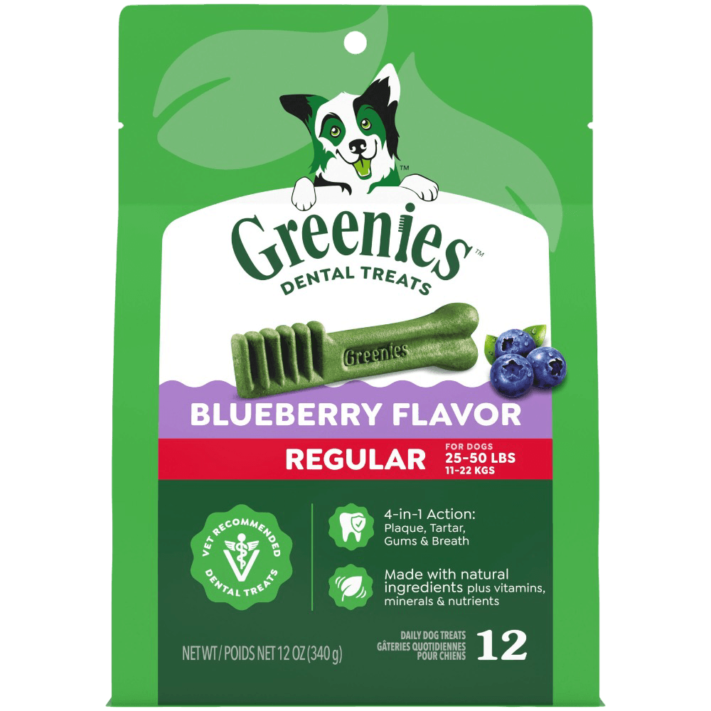 Blueberry Flavour Regular Dog Dental Treats